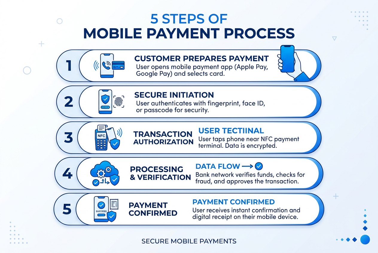 Infografika pokazująca kroki wpłaty depozytu BLIK w kasynie mobilnym